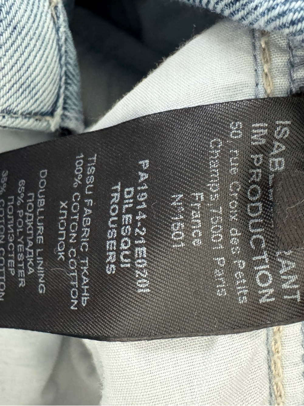 ISABEL MARANT Dilesqui High-Rise Wide-Leg Jeans Size FR 40 - Picture 10 of 11